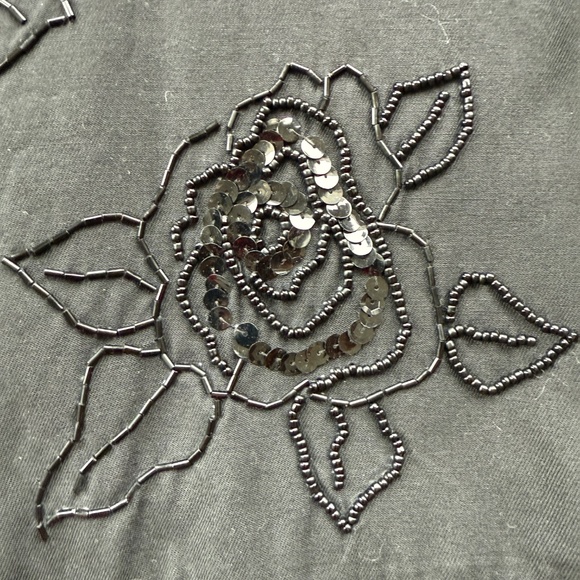 Retro 80s Matc Allen Fringe Sequin Vest - Picture 5 of 7